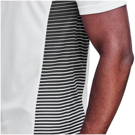 Mens Zeus Golf Shirt Close Up Side